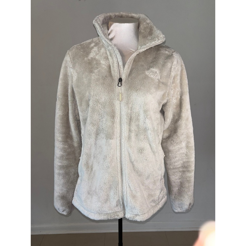 The North Face Womens Osito Full Zip Fleece Jacket Beige Small
